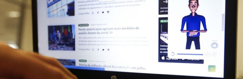 Agência Brasil acessível em Libras