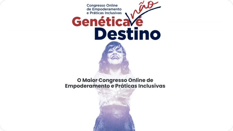 Imagem é um print da tela do computador, no site do congresso Genética Não é destino