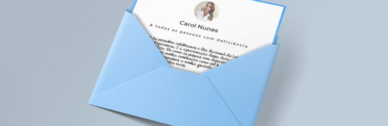 Carta aberta às Pessoas com Deficiência