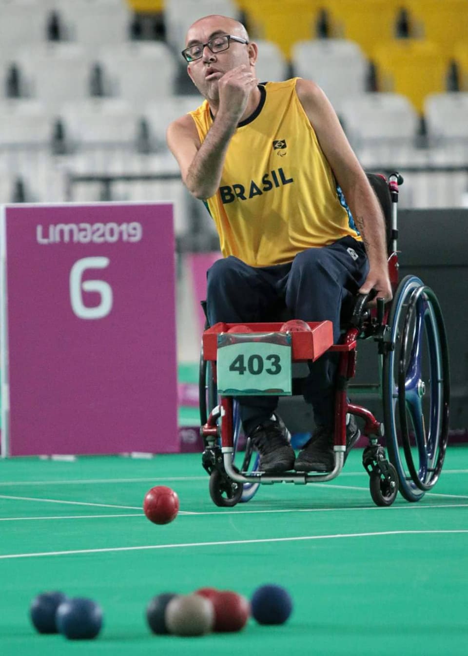 Jogo de Bocha Paralímpica