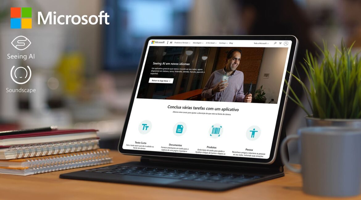 Microsoft lança apps para cegos em português