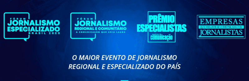 Evento de jornalismo especializado 2020 começa dia 1º de dezembro
