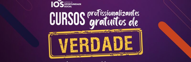 IOS oferece 1.524 vagas em 9 cursos gratuitos de formação profissional