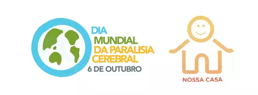 Banner oficial da campanha pelo Dia Mundial da Paralisia Cerebral.