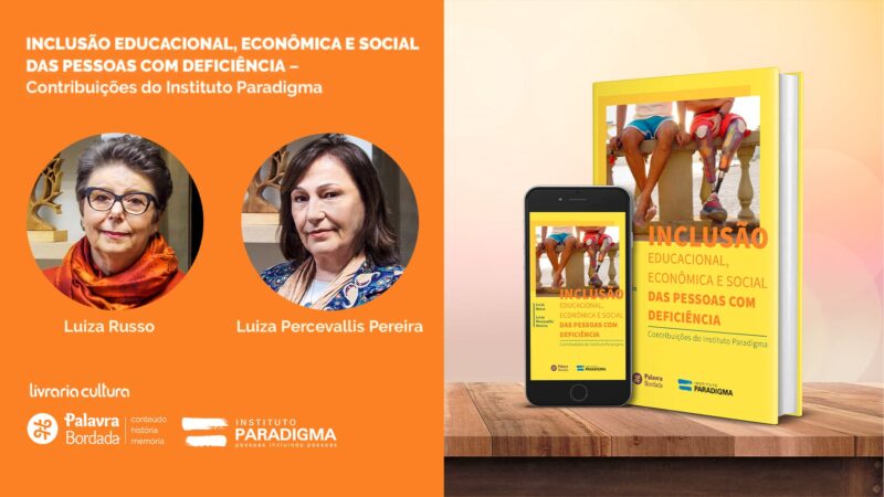 Instituto Paradigma lança novo livro com estratégias para inclusão de pessoas com deficiência