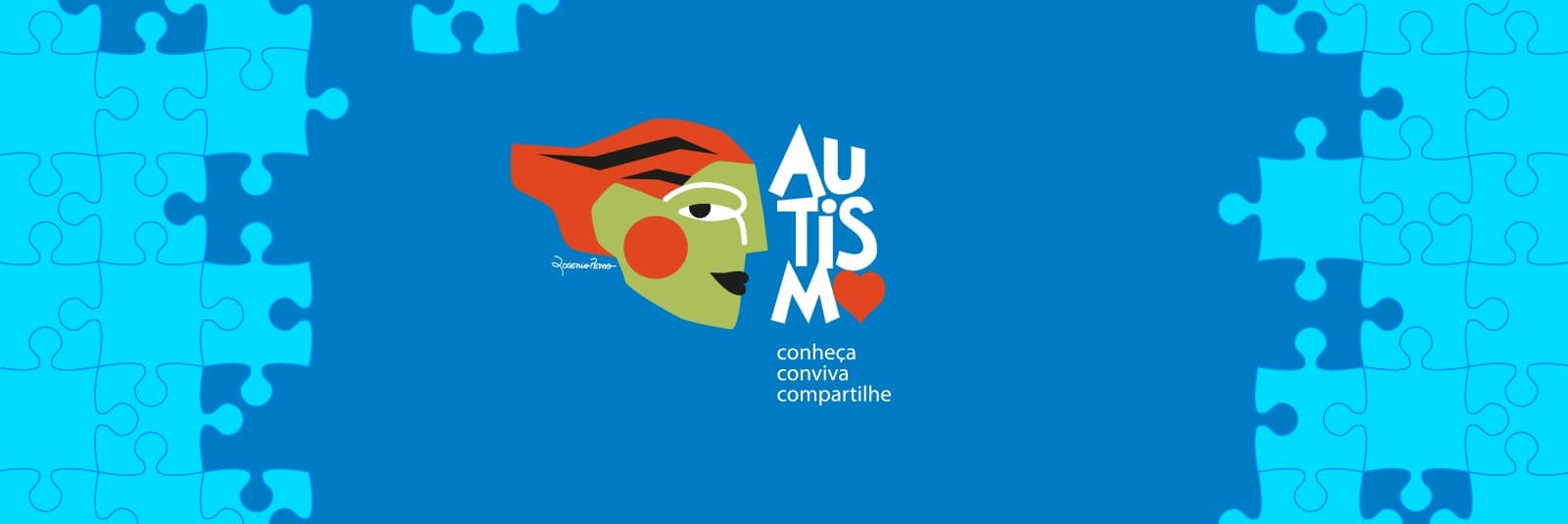 Ilustração de rosto, com o nome Autismo, ilustrando o artigo “abrindo 100 vagas em maio, ACESA Capuava celebra o Dia da Conscientização do Autismo”.