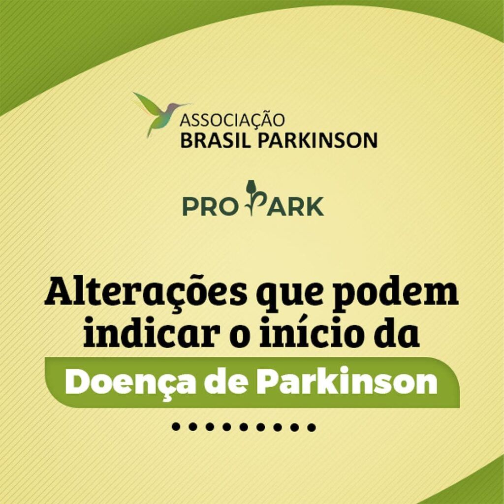 Capa de ebook: Associação Brasil Parkinson e ProPark. Alterações que podem indicar o início da Doença de Parkinson.