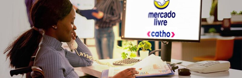 Mercado Livre e Catho têm 80 vagas PcD disponíveis para candidatura gratuita