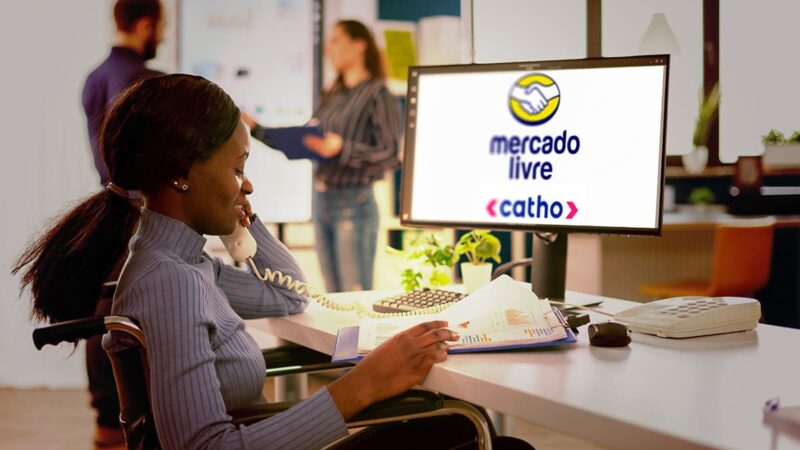 Mercado Livre e Catho têm 80 vagas PcD disponíveis para candidatura gratuita