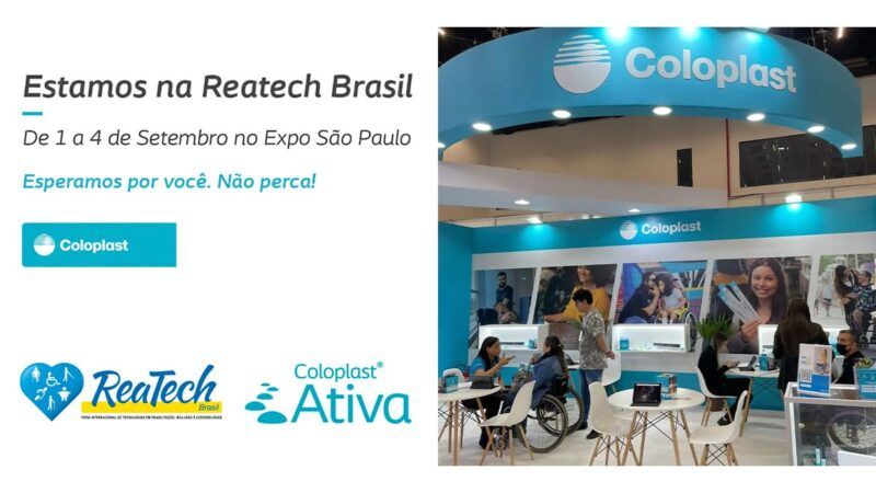 Programa Coloplast Ativa na Reatech 2022 oferece kit de produtos e atendimento gratuitos