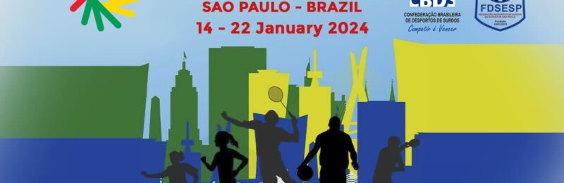 1ª edição dos Jogos Mundiais da Juventude Surda será no Brasil