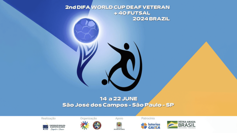 Mundial de Futsal Veterano de Surdos de 2024 será no Brasil