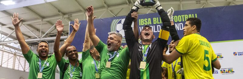 Brasil é bicampeão do Grand Prix de futebol de cegos
