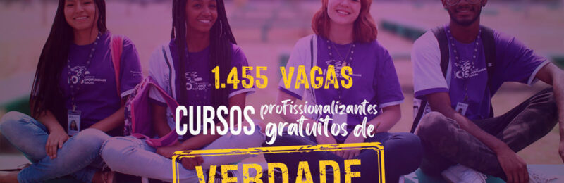 IOS tem 1.455 vagas para cursos profissionalizantes gratuitos