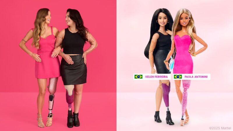 Barbie homenageia brasileiras com deficiência com bonecas personalizadas no Dia da Mulher