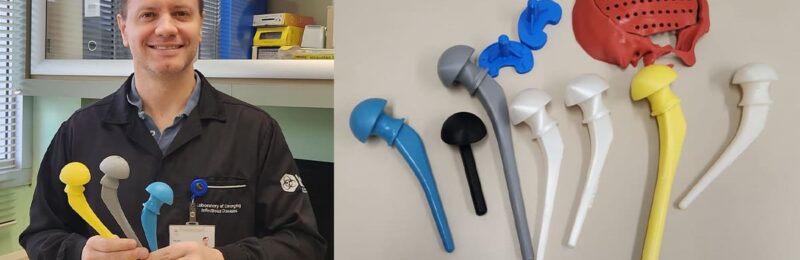 Pesquisador da PUC Paraná cria próteses 3D antimicrobianas para o SUS