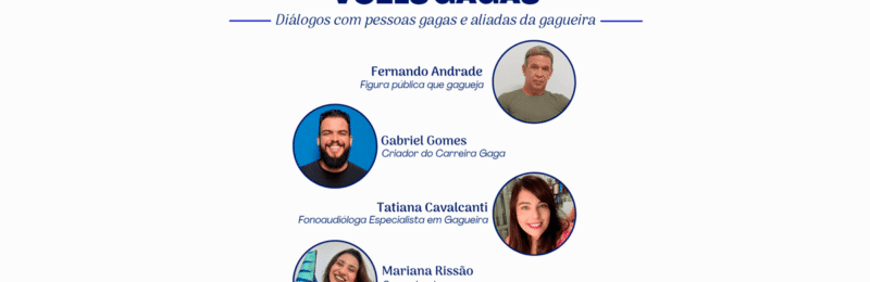 Mês do Orgulho da Pessoa que Gagueja é celebrado com série de lives
