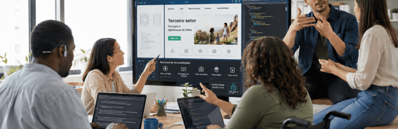 Guia para a Digitalização de ONGs: Como criar sites acessíveis e 100% eficientes para projetos sociais
