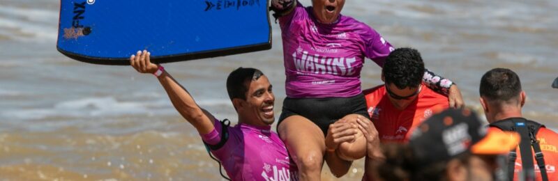 Mundial de Bodyboarding no ES coroa atletas com deficiência, mas esbarra em regras globais do esporte
