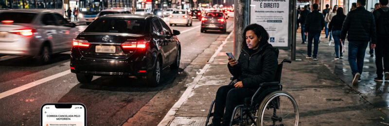Governo notifica Uber e 99 por excluir passageiros com deficiência e idosos
